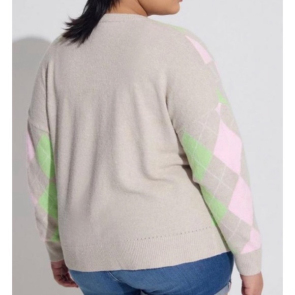 🆕 Vegan Cashmere Cardigan V- Neck Sweater 3 3X 22 24 NWT Torrid New - Picture 2 of 4